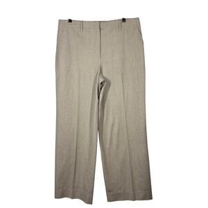 Gunex Italy Trouser Pant Straight Barrel Leg Career Camel Workwear Wool - 12